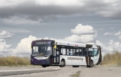 First full-size autonomous passenger bus begins road tests