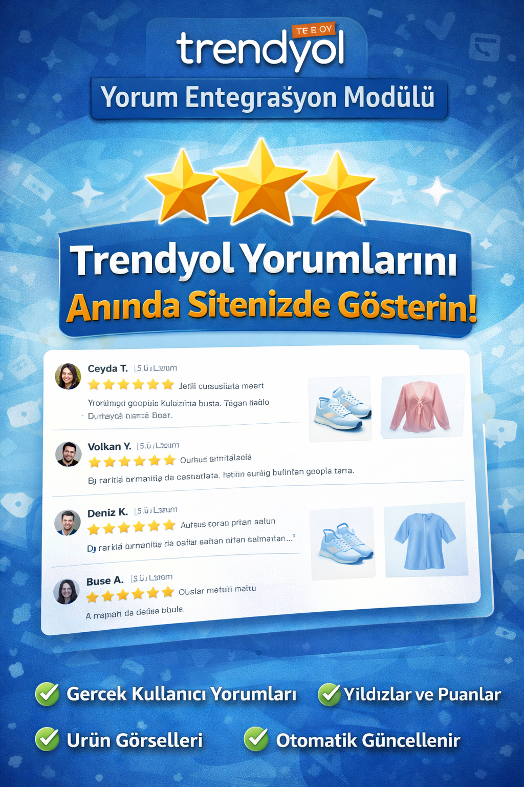 Trendyol Yorum Entegrasyon Modülü